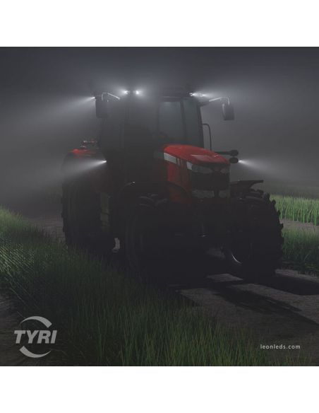 Faro LED de trabajo rectangular 0717 para Massey Ferguson Nuevo Modelo | LeonLeds