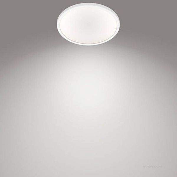 Plafon SceneSwitch ultra fino LED 18W com 3 níveis de potência SuperSlim CL550 2700K Philips | leonleds