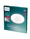 Plafonnier LED ultra-plat 18W avec 3 niveaux de puissance SuperSlim CL550 4000K Philips | leonleds
