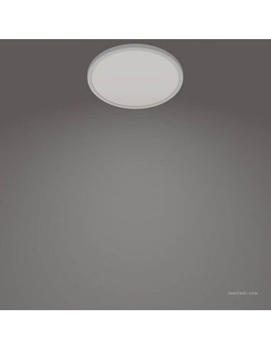 Plafonnier LED ultra fin SceneSwitch 18W avec 3 niveaux de puissance SuperSlim CL550 2700K Philips | leonleds