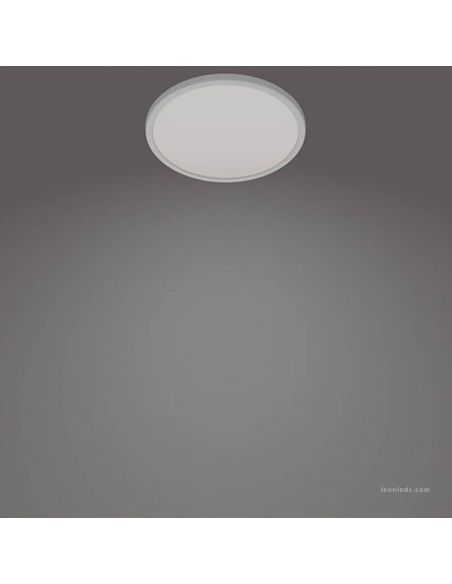 Plafon SceneSwitch ultra fino LED 18W com 3 níveis de potência SuperSlim CL550 2700K Philips | leonleds