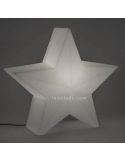Estrella decorativa navideña Nova con cable 45 o 60 ambiente luz blanca fría