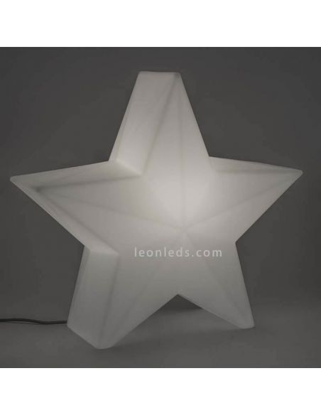 Estrela decorativa de Natal Nova com cabo 45 ou 60 luz ambiente branca fria