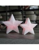 Estrela decorativa de Natal Nova 45 ou 60 RGB solar e recarregável