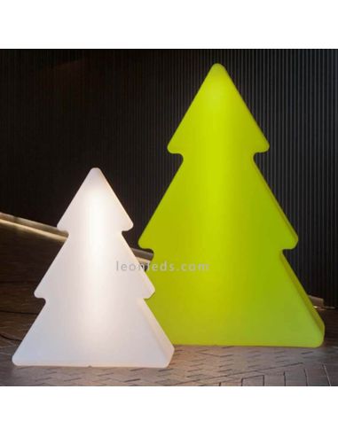 Árvore de natal externa branca Pinus 100 ambiente para 2 tamanhos