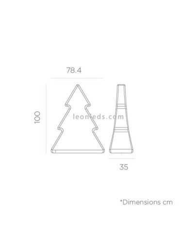 Árvore de Natal Pinus 100 branco com arame para interior dimensões