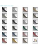 Colores de Espejo con marco con diferentes acabados 50X80Cm Cerdeña Eurobath | LeonLeds