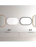 Espejo con marco con diferentes acabados 50X80Cm Cerdeña Eurobath | LeonLeds