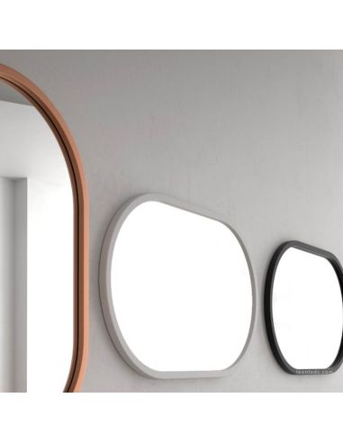 Espelho com moldura com diversos acabamentos 50X80Cm Sardenha Eurobath | leonleds