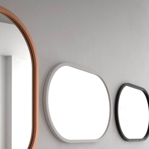 Espelho com moldura com diversos acabamentos 50X80Cm Sardenha Eurobath | leonleds