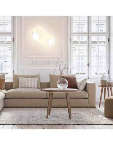 Aplique/plafón LED Kubick blanco regulable ambiente