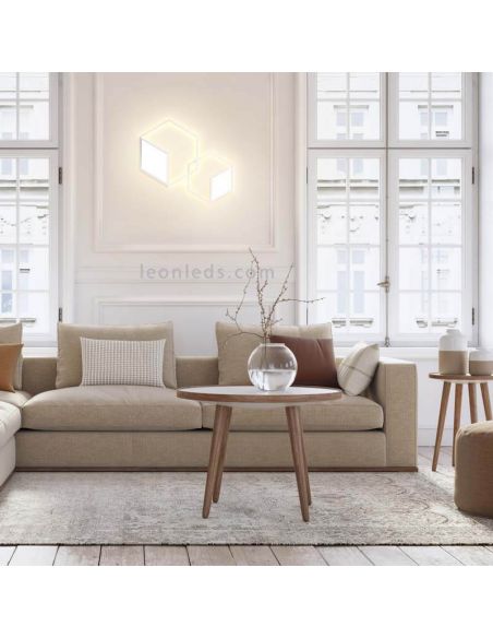 Aplique/plafón LED Kubick blanco regulable ambiente