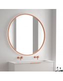 Espejo redondo LED 50Cm con marco 14W 1.810Lm para Baño IP44 Vanatau Eurobath | LeonLeds