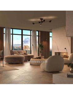 Applique LED noire orientable Capuccina 7W 2