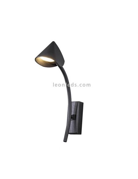 Aplique LED Capuccina 7W negro orientable