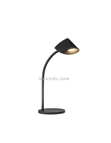 Lámpara de mesa LED Capuccina negra pequeña