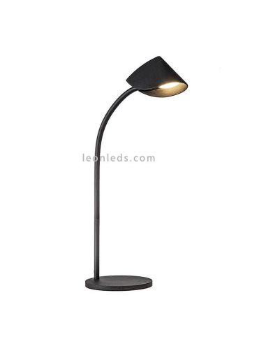 Grande candeeiro de mesa preto Capuccina LED