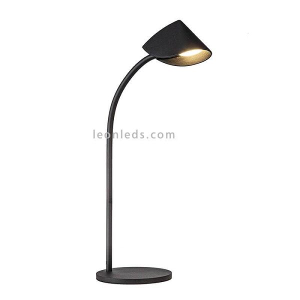 Grande candeeiro de mesa preto Capuccina LED