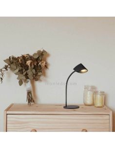 Lámpara de mesa LED Capuccina negra 2