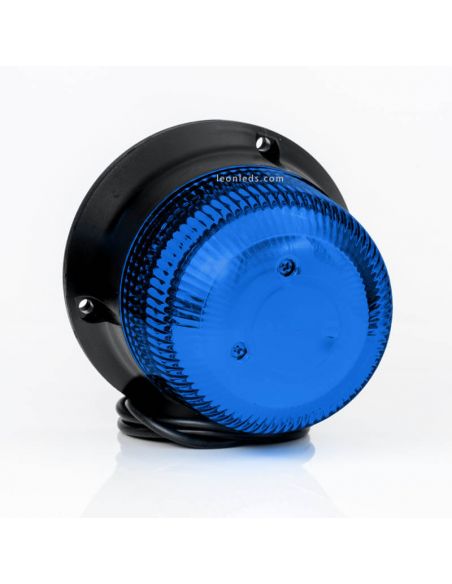 Rotativo LED Azul Soporte Fijo FT-150 3S LED DF N Doble Flash | LeonLeds