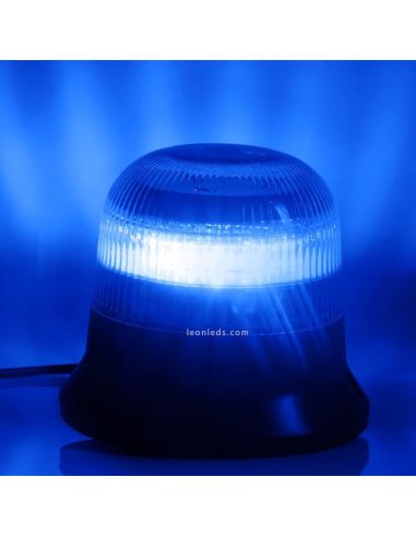 Rotativo LED Azul Suporte Fixo FT-150 3S LED DF N Flash Duplo | leonleds