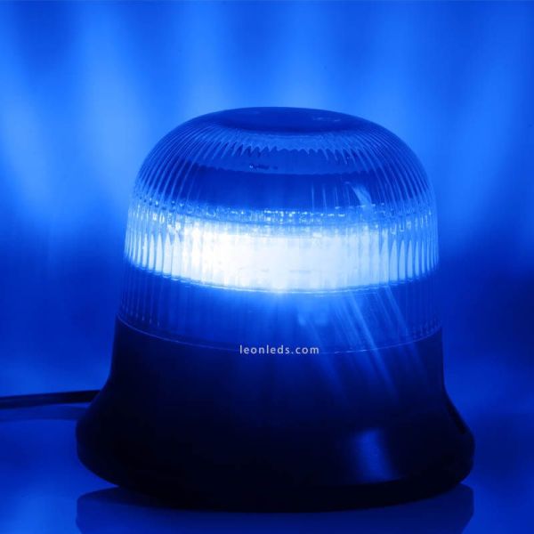 Rotativo LED Azul Soporte Fijo FT-150 3S LED DF N Doble Flash | LeonLeds
