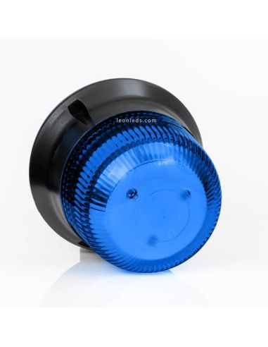 Rotativo LED Flexible Azul Doble Flash 12-55V Fristom | LeonLeds