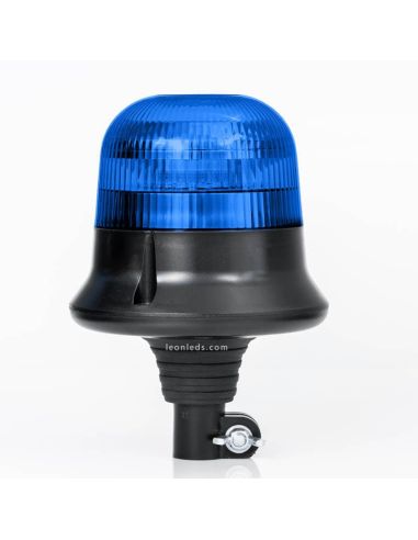 Rotativo LED Flexible Azul Doble Flash 12-55V Fristom | LeonLeds