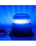 Rotativo LED Azul Imantado 7,8 metros de cable en espiral y conector de mechero FT-150 DF N LED MAG M78 | LeonLeds