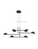 Lámpara LED colgante Capuccina negra 40W