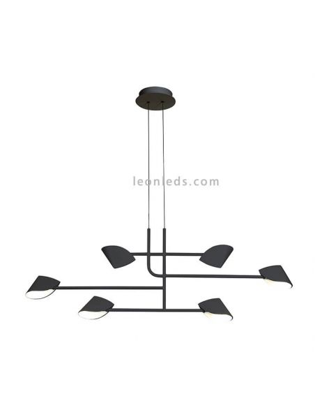 Lámpara LED colgante Capuccina negra 40W