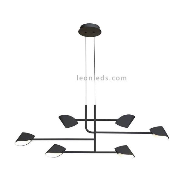Lámpara LED colgante Capuccina negra 40W