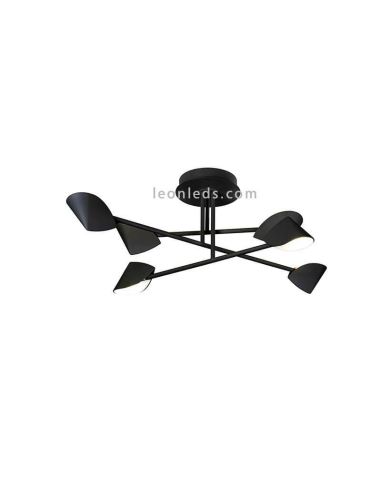 Plafonnier LED Capuccina moyen noir