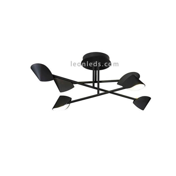 Plafonnier LED Capuccina moyen noir