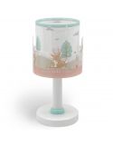 Lampe à poser pour enfant Loving Deer avec des dessins d'animaux