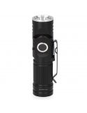 Linterna LED de mano Mini orientable USB con Imán y Clip LeonLeds | LeonLeds