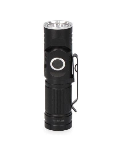 Linterna LED de mano Mini orientable USB con Imán y Clip LeonLeds | LeonLeds