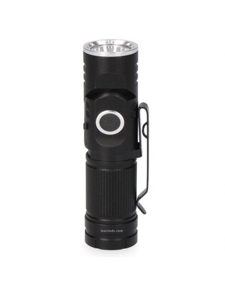 Linterna LED de mano Mini orientable USB con Imán y Clip LeonLeds | LeonLeds