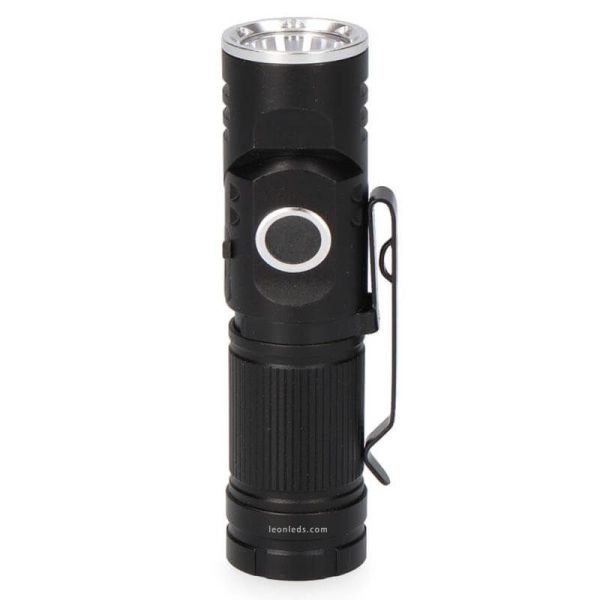 Linterna LED de mano Mini orientable USB con Imán y Clip LeonLeds | LeonLeds
