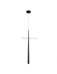 Candeeiro de suspensão LED minimalista Bendis preto 3000k