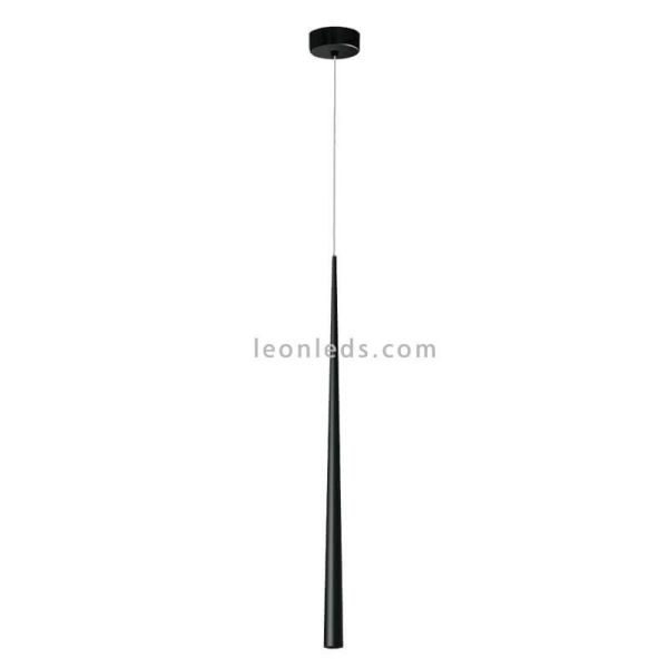 Lámpara colgante LED minimalista Bendis  negra 3000k