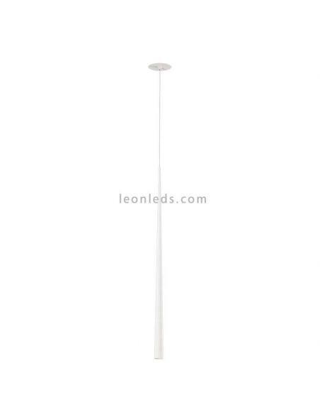 Lámpara colgante LED empotrable Bendis blanca