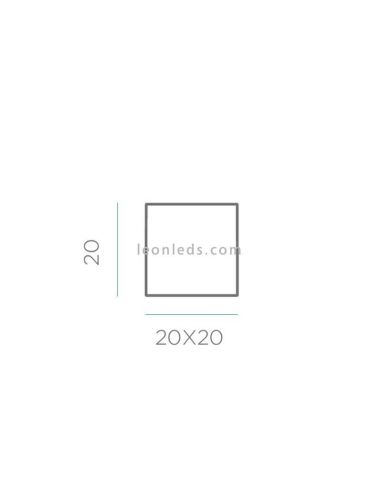 Cubo navideño LED Gifty 20 dimensiones