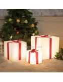 Cubo navideño LED Gifty 20 ambiente