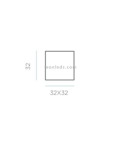 Cubo LED navideño recargable Gifty 32