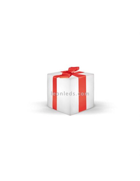 Cubo LED navideño recargable Gifty 30