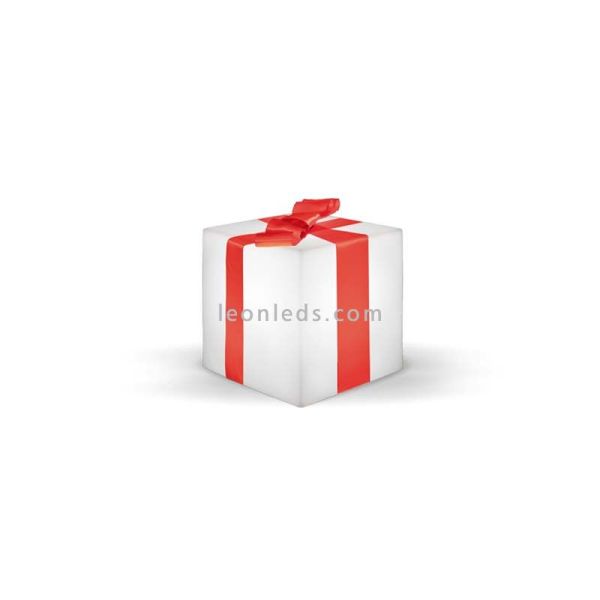 Cubo LED navideño recargable Gifty 30