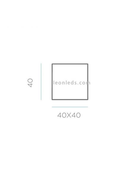 Cube de Noël RGB grand rechargeable Gifty dimensions 40cm