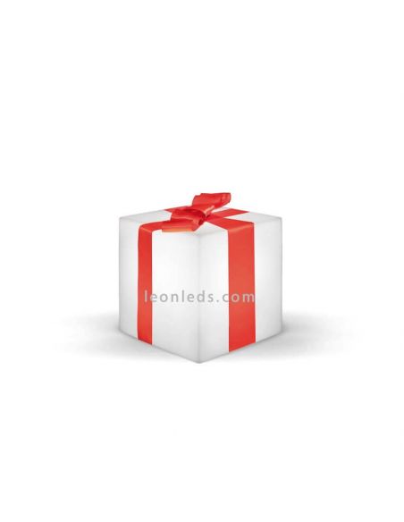 Cubo navideño RGB grande recargable Gifty 40cm