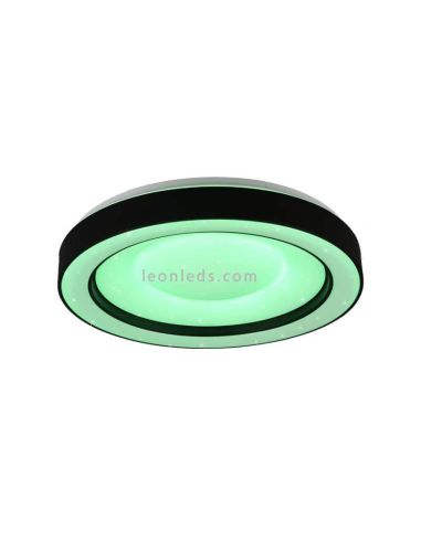 Plafón LED Arco multicolor con mando a distancia verde